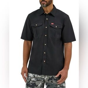 Wrangler Mens Short Sleeve Hero Twill Shirt